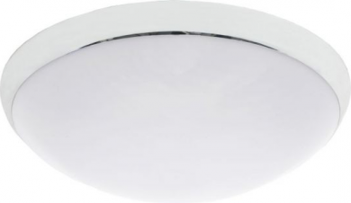 Lena Lighting Bulkhead CAMEA E27 75W RCR IP44 white, frosted, with sensor 202452 | Elektrika.lv
