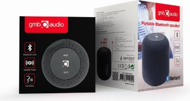 Gembird Portable Speaker GEMBIRD Portable/Wireless 1xMicroSD Card Slot Bluetooth Black SPK-BT-15-BK SPK-BT-15-BK | Elektrika.lv