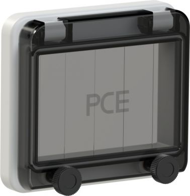 PCE Fuse window (hinged) 5 modules IP66 / IP67 grey 900605 | Elektrika.lv