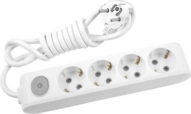 Panasonic Extension 4 sockets white with button, Child Protection, 5m X-tendia WLTA0445-2WH | Elektrika.lv