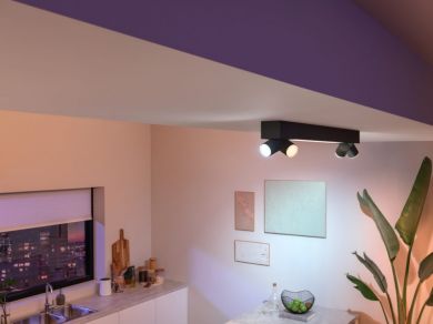 Philips Hue Centris 4-spot, ceiling luminaire, White and color ambiance 5060730P7 915005928701 | Elektrika.lv