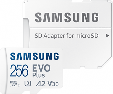 Samsung Atmiņas karte EVO Plus 256 GB, MicroSDXC MB-MC256KA/EU | Elektrika.lv