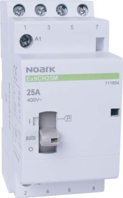 NOARK Ex9CH25M 40 230V EU Installation contactors with manual operation, 25A , 220-240V AC, 4 NO 111654 | Elektrika.lv