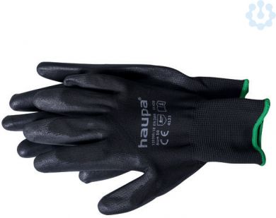 Haupa PU-Textile-Glove black size 8 120300/8 | Elektrika.lv
