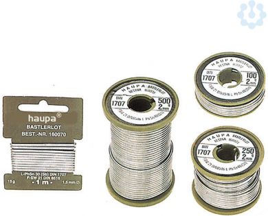 Haupa Fittings solder acc. DIN EN29453 Ø2mm 250g 160074 | Elektrika.lv