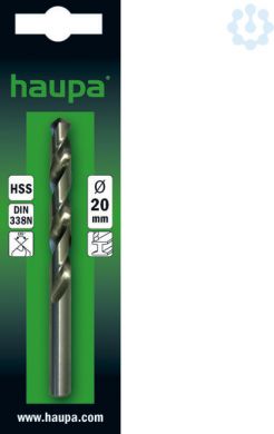 Haupa Спиральное сверло 4.5мм DIN 338/HSS, тип N 230090 | Elektrika.lv