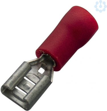 Haupa Socket sleeve, insulated 0.5-1/5.2x0.5, red, 100 pieces 263400 | Elektrika.lv