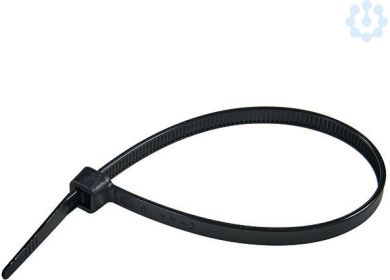 Haupa Cable tie heat resistance 200x2,5 mm UV black 263024 | Elektrika.lv