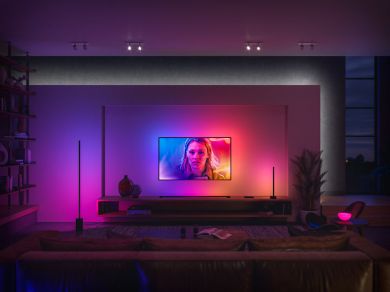 Philips Hue Gradient Signe floor lamp black, White and color ambiance 915005987201 | Elektrika.lv