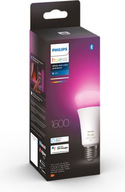 Philips Hue LED Bulb E27 13.5W A607 White and Colour Ambiance 929002471601 | Elektrika.lv