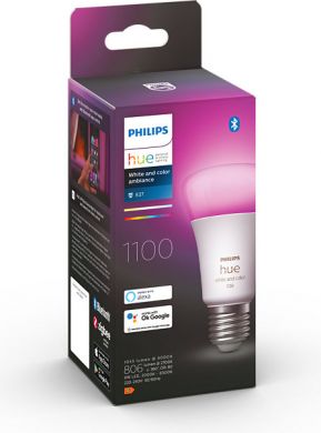 Philips Hue LED Bulb E27 9W A60 White and Colour Ambiance 929002468801 | Elektrika.lv