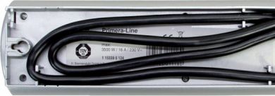 Brennenstuhl Extension cord Primera-Line 4 sockets 1.5m H05VV-F 3G1.5, with switch, silver 1153390128 | Elektrika.lv