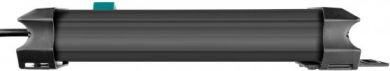 Brennenstuhl Pagarinātājs Premium-Line 1.8m 4 rozetes H05VV-F 3G1.5, ar slēdzi, melns 1951140100/115511 | Elektrika.lv