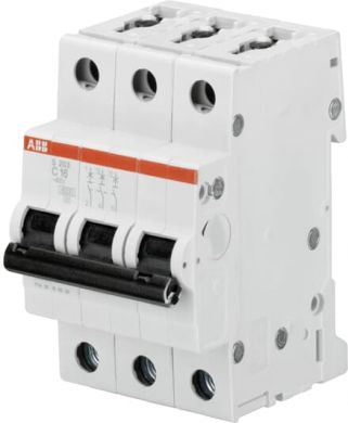 ABB S203-C2 Автоматический выключатель 6kA 2A 3P 2CDS253001R0024 | Elektrika.lv