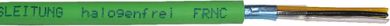 Faber Halogēnbrīvs kabelis EIB-Bus KNX 2x2x0,8 ekranēts, zaļš (500m) 1010490400500 | Elektrika.lv