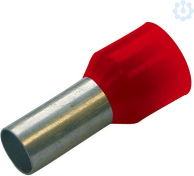 Haupa Insulated end sleeve 10/18, red, 100  pieces 270824 | Elektrika.lv