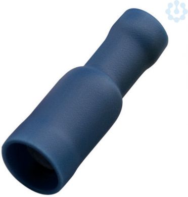 Haupa Izolēta ligzda apaļā 1.5-2.5/5mm, zils, 100 gab. 260442 | Elektrika.lv