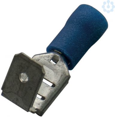 Haupa Socket sleeves with branch 1.5-2.5/6.3x0.8, blue, 100 pieces 260412 | Elektrika.lv