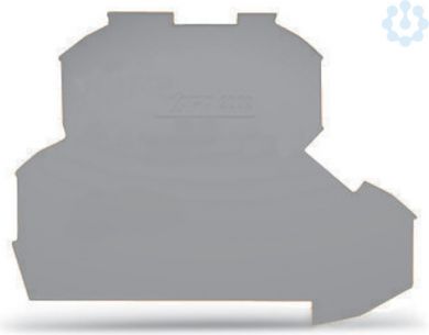 Wago End and intermediate plate 0.8 mm thick, grey 2002-2291 | Elektrika.lv