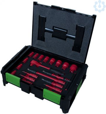 Haupa Пластиковый чемодан SysCon „VDE-Socket“ 1/2“ 20шт. 220612 | Elektrika.lv