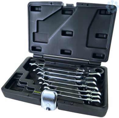 Haupa “Flex” hinged ratchet combination wrench set 110902 | Elektrika.lv