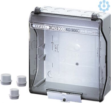 Hensel Распределительная коробка с прозрачной крышкой KG 9003 253x217x115mm IP65 3300141 | Elektrika.lv