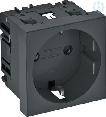 Obo Bettermann STD-D0 SWGR1 socket single, 0 degrees, black 6120016 | Elektrika.lv