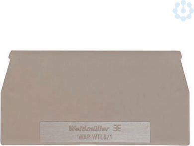 Weidmuller WAP WTL6/1 End plate 1068300000 | Elektrika.lv