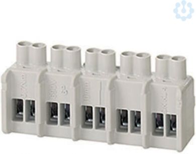 Hensel Terminals for junction boxes DK KL 04, 5-pole, 1,5-6 mm2, Cu, for assembly with bracket 26001225 | Elektrika.lv