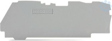 Wago End and intermediate plate 1 mm thick, grey 2106-1391 | Elektrika.lv