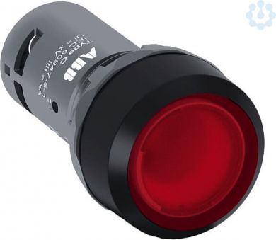 ABB CP1-11R-10 Poga bez fiksācijas ar apgaismojumu LED 24V sarkana 1SFA619100R1111 | Elektrika.lv