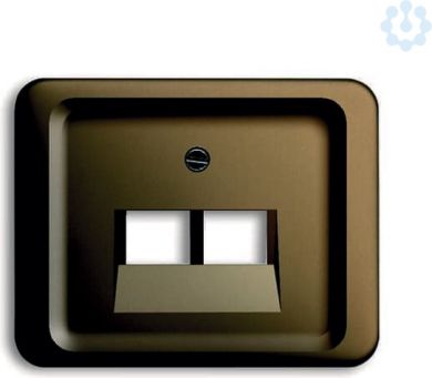 ABB Cover plate for data outlet 2xRJ11, bronze A-nea 1803-02-21 2CKA001753A8493 | Elektrika.lv