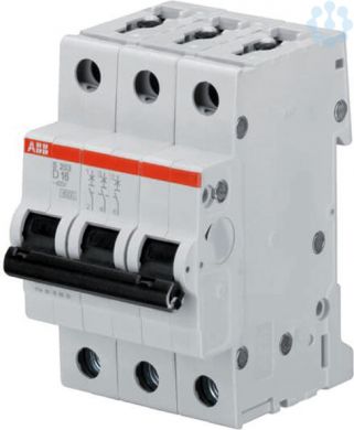 ABB S203-D25 Автоматический выключатель 6kA 25A 3P 2CDS253001R0251 | Elektrika.lv
