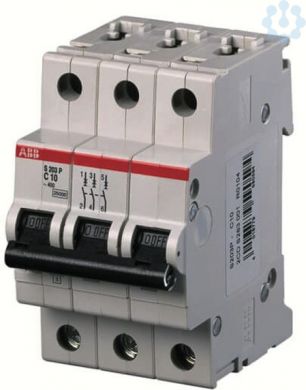 ABB S203P-K10 Miniature Circuit Breaker 25kA 10A 3P 2CDS283001R0427 | Elektrika.lv