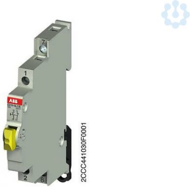 ABB E215-16-11E Кнопочный выключатель, желтый 16A 1NO+1NC 2CCA703153R0001 | Elektrika.lv