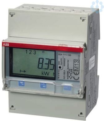 ABB Elektroenerģijas skaitītājs B24 111 - 100 2CMA100177R1000 | Elektrika.lv