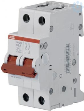ABB SD202/63 Switch Disconnector 2P 63A 2CDD282101R0063 | Elektrika.lv