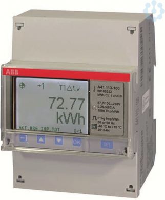 ABB Elektroenerģijas skaitītājs A41 113-100 2CMA100240R1000 | Elektrika.lv