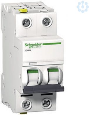 Schneider Electric IC60N Miniature Circuit Breaker 2P 6A C Acti9 A9F04206 | Elektrika.lv