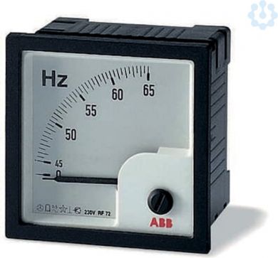 ABB FRZ-90/72 Analogue frequency meter 72x72mm 2CSG812310R4001 | Elektrika.lv