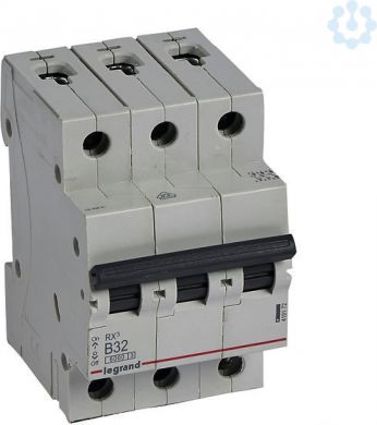 Legrand RX3 MCB 3P B 32A 6000A BIC Aвтоматический выключатель 419172 | Elektrika.lv