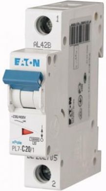 EATON PL7-C20/1 Miniature Circuit Breaker 20A 1P C 262705 | Elektrika.lv