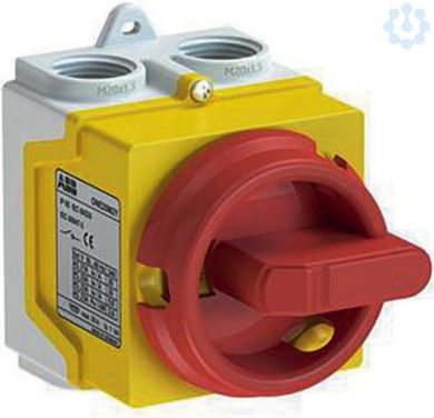 ABB ONE20M3Y Выключатель в боксе 3P желто-красный 1SCA135536R1001 | Elektrika.lv