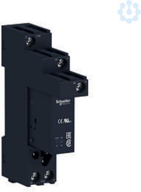 Schneider Electric Interface plug-in relay, Zelio RSB, 1 C/O, 24 V DC, 16A, with socket. range of product: Zelio Relay - series name: interface relay - product or component type: plug-in relay - device short name: RSB - contacts type and composition: 1 C/O - contacts o RSB1A160BDS | Elektrika.lv