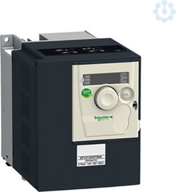 Schneider Electric Variable speed drive ATV312, 1,1kW, 3,2kVA, 48W, 380..500 V- 3-phase supply. range of product: Altivar 312 - product or component type: variable speed drive - product destination: asynchronous motors - assembly style: with heat sink - component name: ATV312HU11N4 | Elektrika.lv