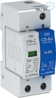 Obo Bettermann Surge protection devices V10, Obo V10-C 1+NPE-280 5093418 | Elektrika.lv