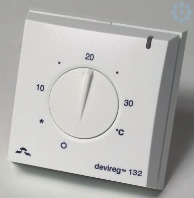 DEVI Терморегулятр 132,  5..35°C, 16A 140F1011 | Elektrika.lv