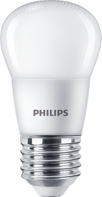 Philips LED spuldze 5W (40W) E27 WW P45 FR ND 470Lm 929002969402 | Elektrika.lv