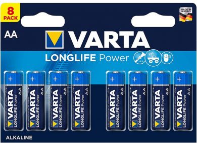 VARTA Baterija 4906/8 AA High Energy LR06 (8gab.) 04906/8 | Elektrika.lv