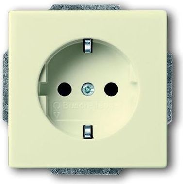 ABB Socket outlet, cream SOLO 20EUC-82-500 2CKA002011A6214 | Elektrika.lv